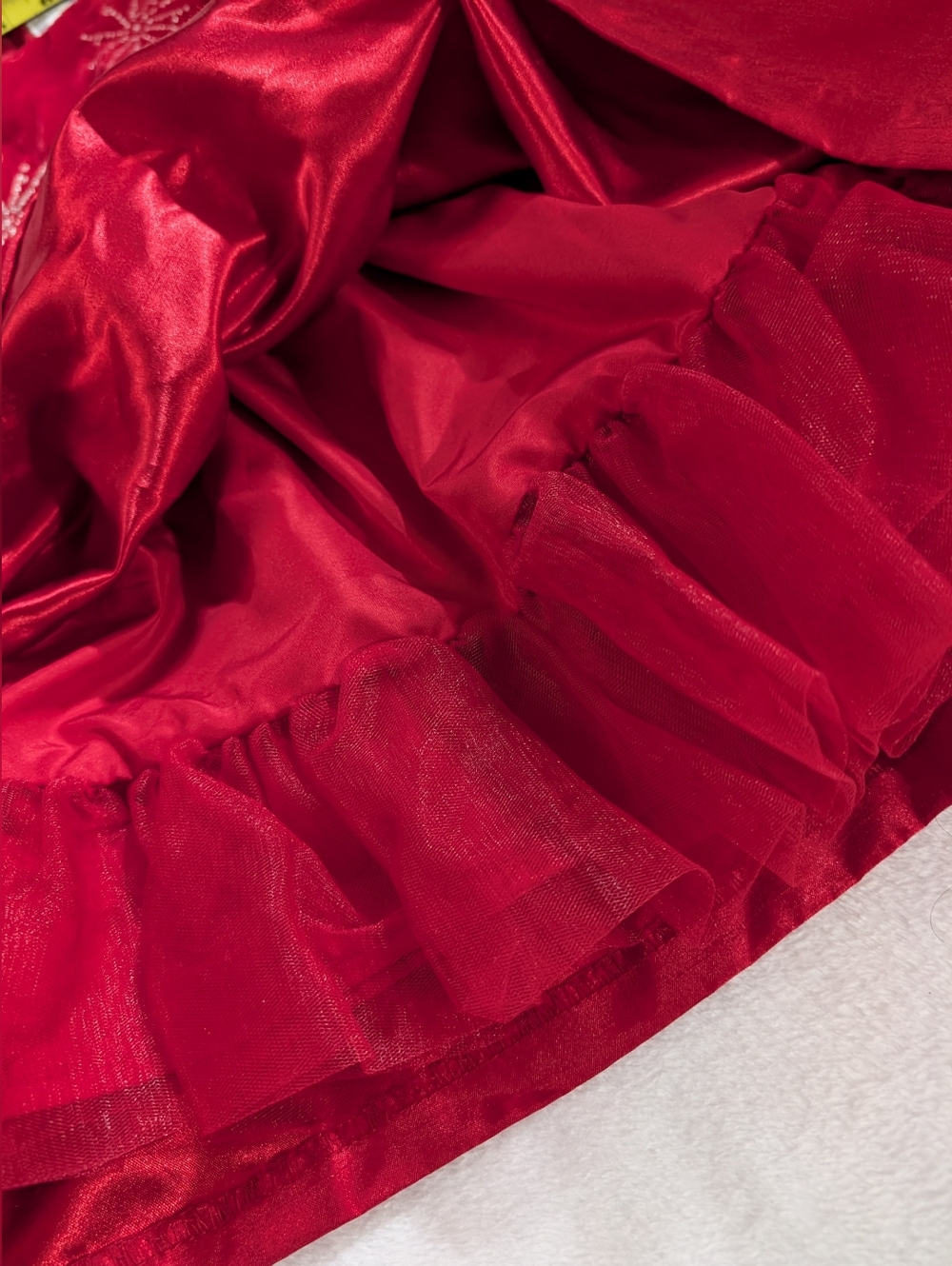 Stunning Dressed Up by Gymboree Red Velvet Sparkle Dress - Size 3T - Picture 10 of 10
